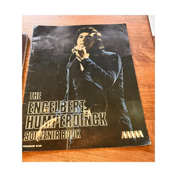 Engelbert Humperdinck Souvenir Program Album Lot 1970s VTG Concert Memorabilia - Picture 4 of 9